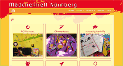 Desktop Screenshot of maedchentreff.de